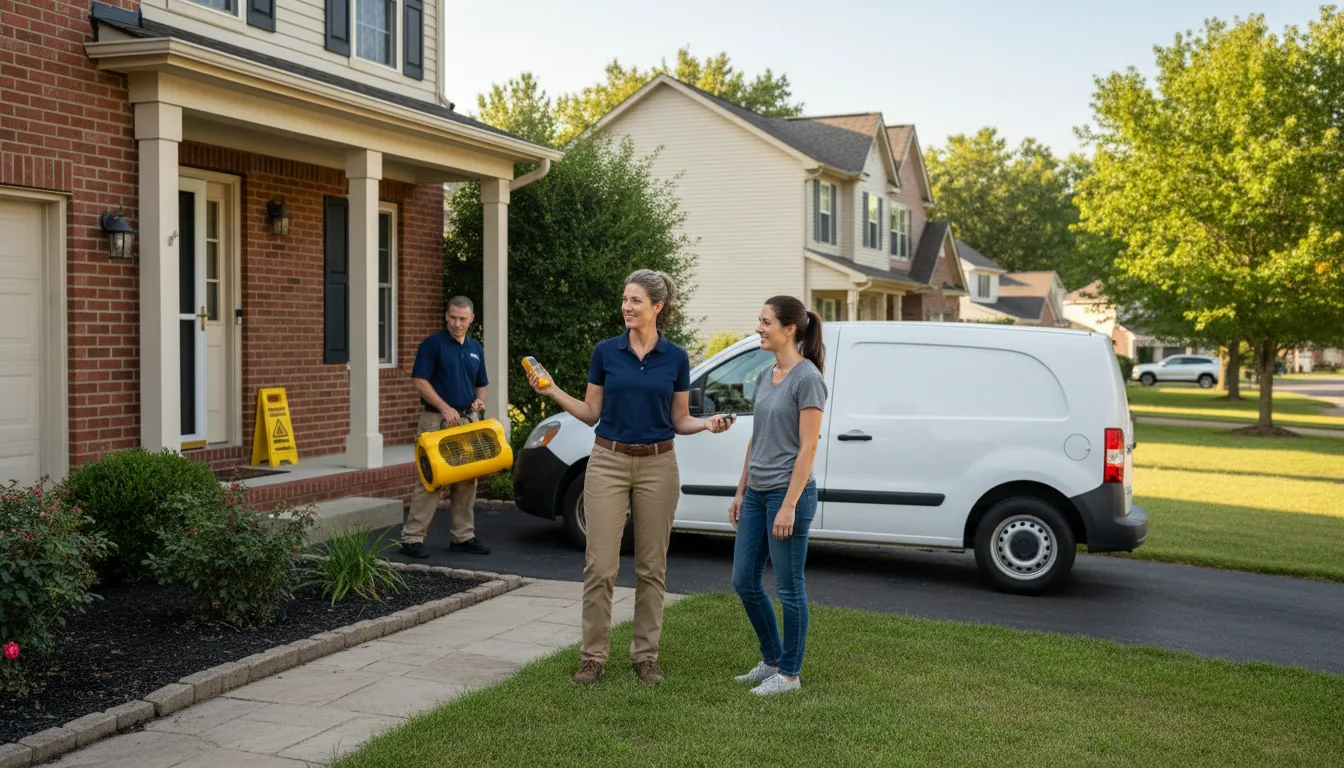 Water restoration image for Mildew Remediation in Davidson, NC